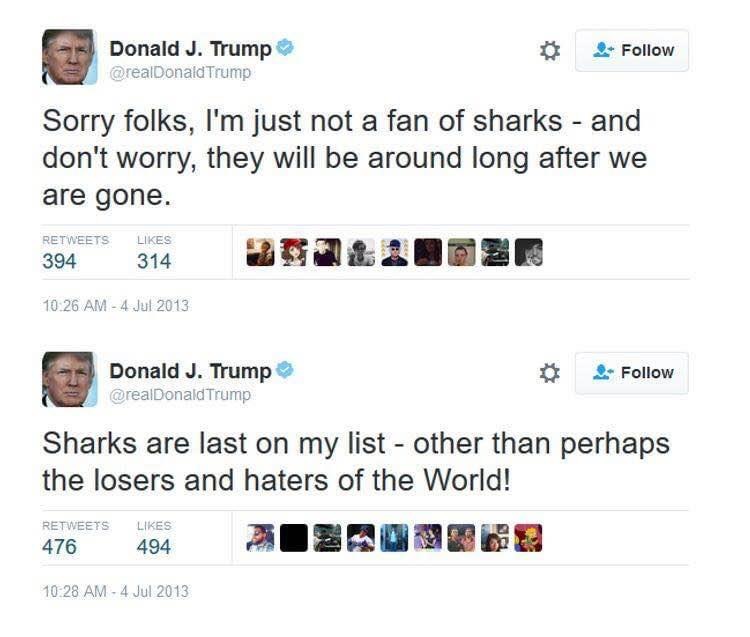 Donald Trump and Sharks: An Annotated Timeline